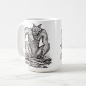 Mix creature - Troll, Golem en Devil Koffiemok (Voorkant links)