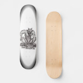 Mix creature - Troll, Golem en Devil Persoonlijk Skateboard (Voorkant)