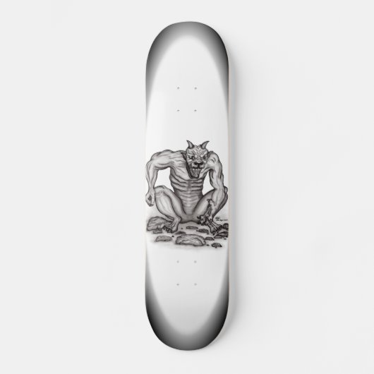 Mix creature - Troll, Golem en Devil Persoonlijk Skateboard (Voorkant)