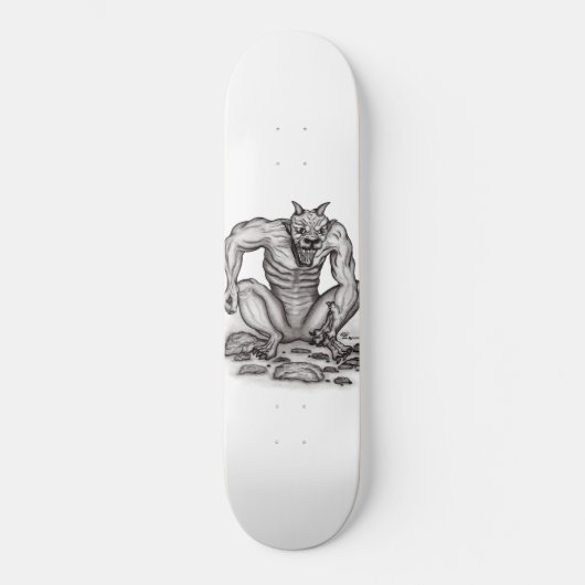 Mix creature - Troll, Golem en Devil Persoonlijk Skateboard (Voorkant)