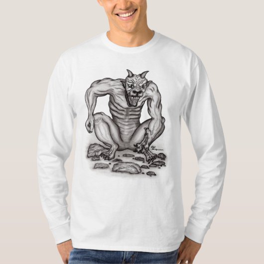 Mix creature - Troll, Golem en Devil T-shirt (Voorkant)