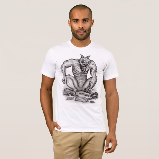 Mix creature - Troll, Golem en Devil T-shirt (Voorkant volledig)