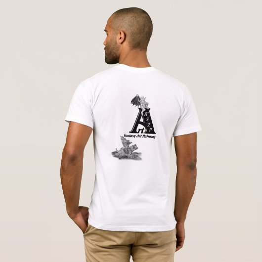 Mix creature - Troll, Golem en Devil T-shirt (Achterkant volledig)