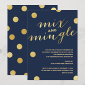 MIX- en MINGLE GOLD-STIPPEN | VERZOEK VAN DE PARTI Kaart (Voorkant / Achterkant)