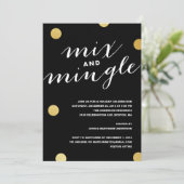 MIX- en MINGLE GOLD-STIPPEN | VERZOEK VAN DE PARTI Kaart (Staand voorkant)