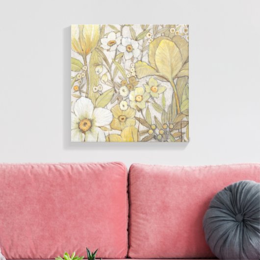 Mix Floral Canvas Afdruk (Insitu (Woonkamer))