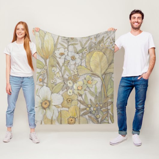 Mix Floral Fleece Deken (In situ)