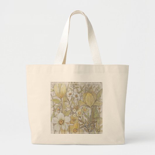 Mix Floral Grote Tote Bag (Voorkant)