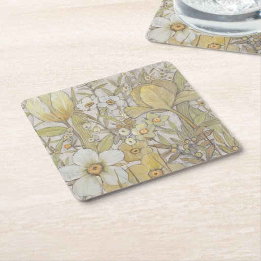 Mix Floral Kartonnen Onderzetters (Schuin)