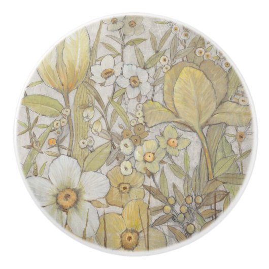 Mix Floral Keramische Knop (Voorkant)