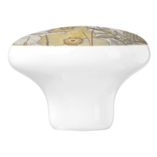 Mix Floral Keramische Knop (Zijkant)