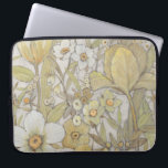 Mix Floral Laptop Sleeve<br><div class="desc">Meng Floral II door Tim OToole. Een verscheidenheid aan gele en neutrale kleurenbloemen.</div>