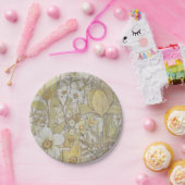 Mix Floral Papieren Bordje (Feest)