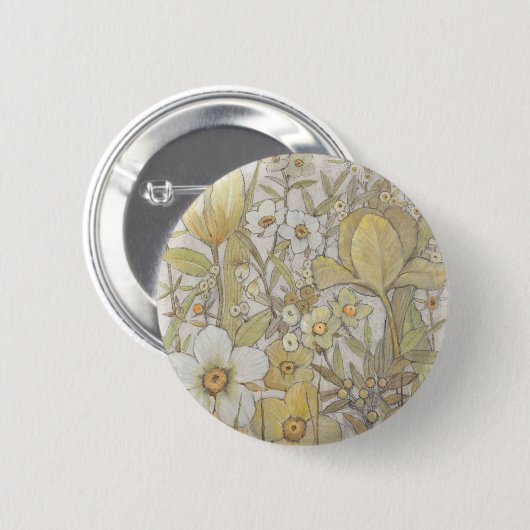 Mix Floral Ronde Button 5,7 Cm (Voorkant /achterkant)