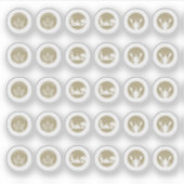 Mix Gluten Free Vegetarian Seafood Meal Choice Sticker (Voorkant)