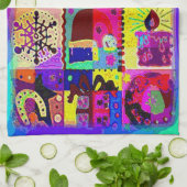 Mix kerstdecoratie theedoek (Gevouwen)