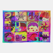 Mix kerstdecoratie theedoek (Horizontaal)