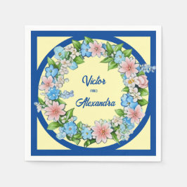 Mix Kleur Floral Servet