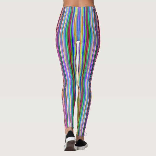 mix-kleurenlabel leggings (Achterkant)