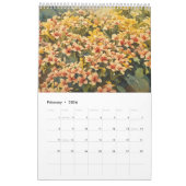 Mix lentebloemen waterverf schilderij 2 kalender (Feb 2026)