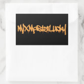 Mix Master Lucky Lettering Logo Sticker (Tas)