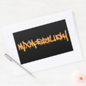 Mix Master Lucky Lettering Logo Sticker (Envelop)