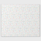 Mix + Match kaarsen & wedstrijden verjaardag Cadeaupapier (Vlak)