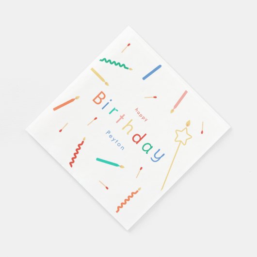 Mix + Match kaarsen & wedstrijden verjaardag Servet (Hoek)