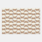 Mix n Match Vlinder Kisses Baby shower Inpakpapier Vel (Voorkant 2)