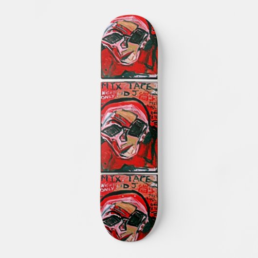 MIX TAPE DJ II PERSOONLIJK SKATEBOARD (Voorkant)
