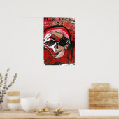 MIX TAPE DJ RED POSTER (Keuken)