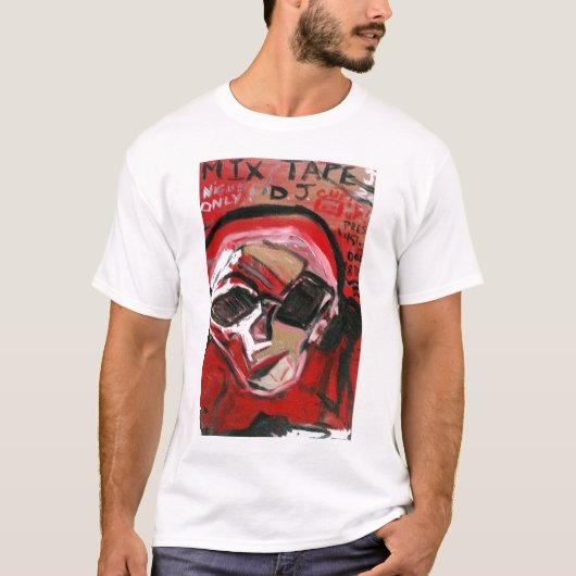 MIX TAPE DJ RED T-SHIRT (Voorkant)
