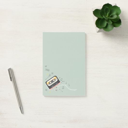 Mix Tape Liefde Post-it® Notes (Kantoor)