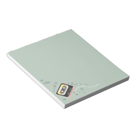 Mix Tape Love Notitieblok (Schuin)