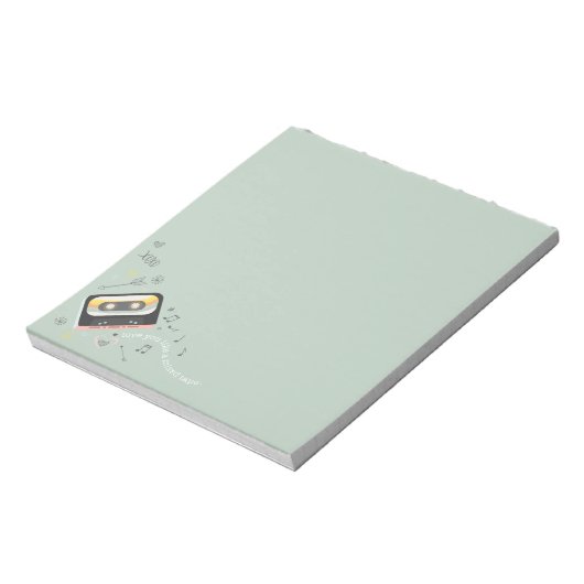 Mix Tape Love Notitieblok (Linkerzijde)