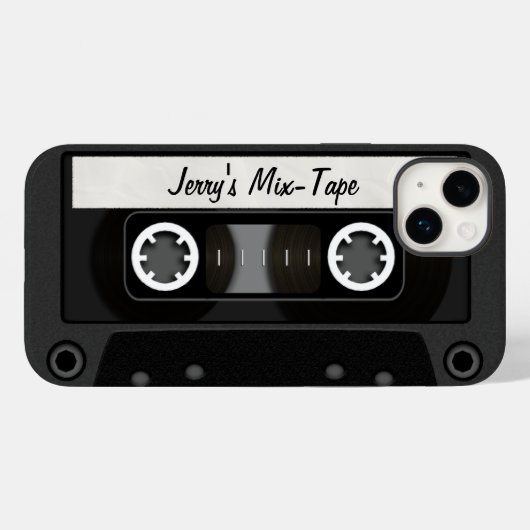 Mix Tape Persoonlijk Case-Mate iPhone Case (Achterkant (horizontaal))