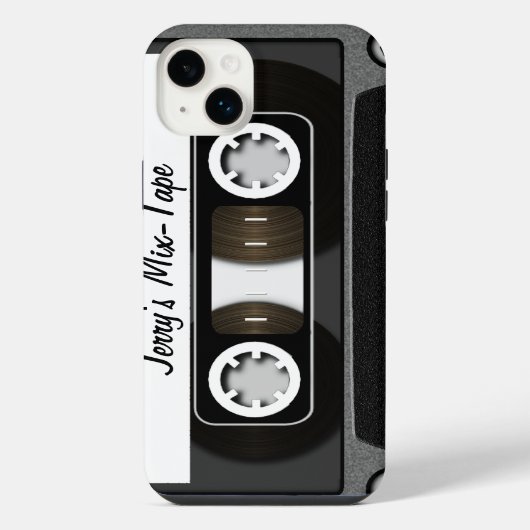 Mix Tape Persoonlijk iPhone Hoesje (Achterkant)