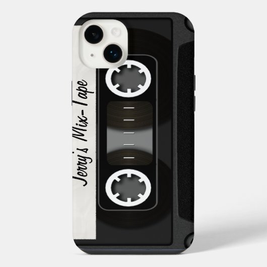 Mix Tape Persoonlijk iPhone Hoesje (Achterkant)