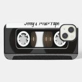Mix Tape Persoonlijk iPhone Hoesje (Achterkant horizontaal)