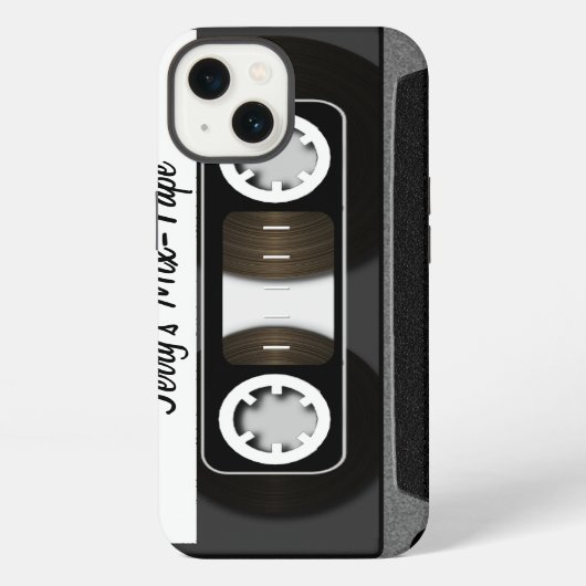 Mix Tape Persoonlijk iPhone Hoesje (Achterkant)