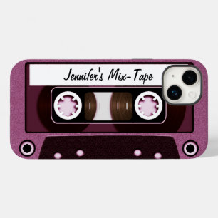 Mix Tape Persoonlijke Roze Case-Mate iPhone Case