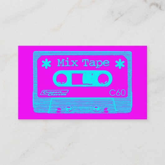 Mix Tape Pop II Visitekaartje (Voorkant)