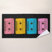 Mix Tape Retro 80s Cassettebandje  Nostalgie Badhanddoek (Badhanddoek)