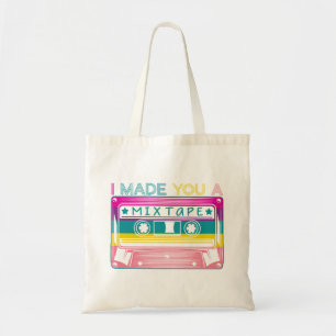 Mix Tape Retro 80s Nostalgie Oude School Muziek Tote Bag