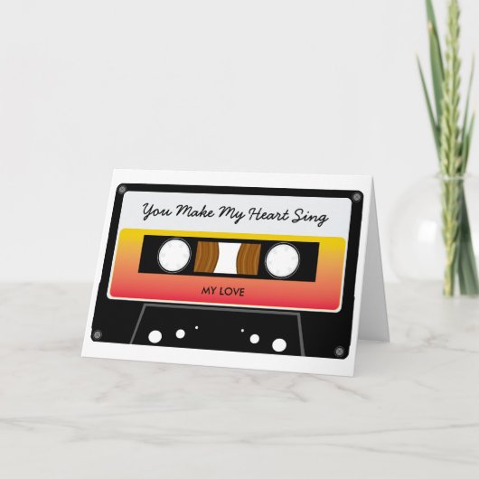 Mix Tape Valentijnse Kaart (Voorkant)