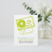 Mix tape van Love Save the Date Aankondigingen (Staand voorkant)