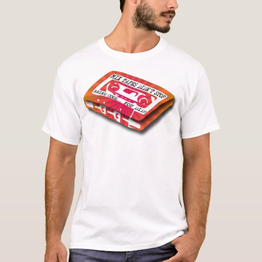 Mix Tapes Grappig T-shirt (Voorkant)
