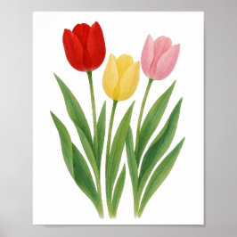 Mix Tulpen Printable Bloemen Wandkunst Poster