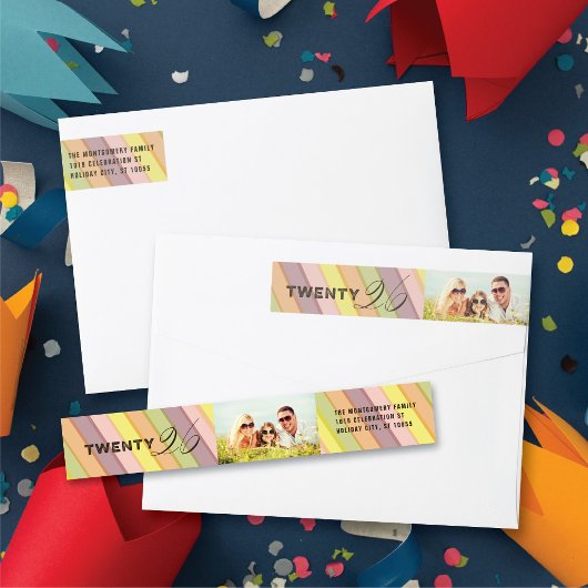 Mix Typography 2026 Eenvoudige Moderne Nieuwjaarsf