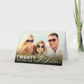 Mix Typography 2026 Eenvoudige Moderne Nieuwjaarsf Feestdagen Kaart (Voorkant)